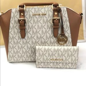 Michael Kors Ciara large bag and wallet